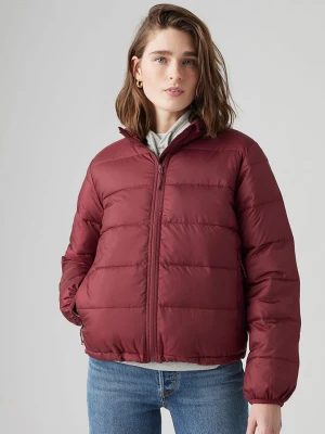 Levi's Kurtka pikowana "Piper Poly" w kolorze ciemnoczerwonym rozmiar: XS