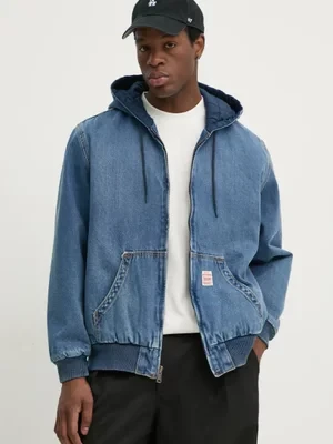 Levi's kurtka POTRERO DENIM HOODY kolor niebieski zimowa A3222