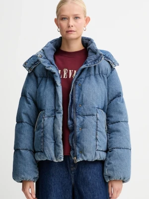 Levi's kurtka puchowa kolor niebieski zimowa 003MD