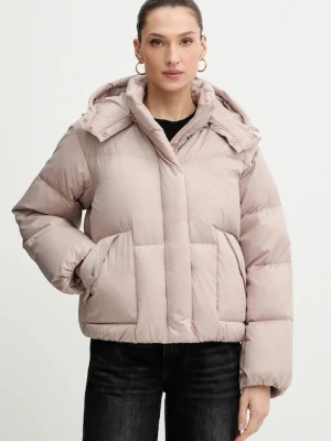 Levi's kurtka puchowa kolor różowy zimowa 003MD