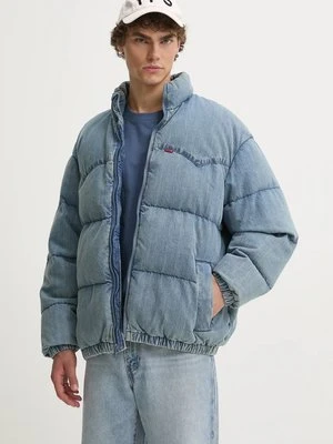 Levi's kurtka puchowa męska kolor niebieski zimowa oversize A0726