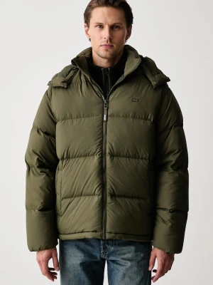 Levi's kurtka puchowa męska ROCKWELL HOODED zielony