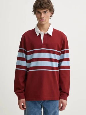 Levi's longsleeve bawełniany brązowy