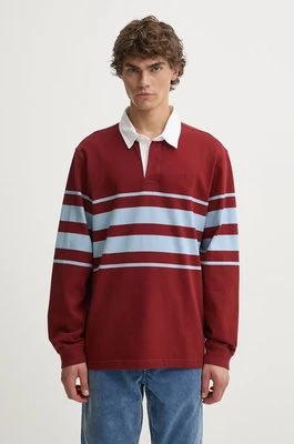 Levi's longsleeve bawełniany kolor brązowy wzorzysty A4845