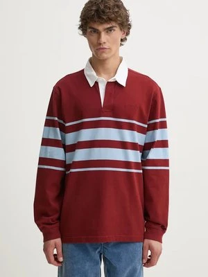 Levi's longsleeve bawełniany kolor brązowy wzorzysty A4845