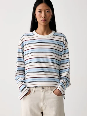 Levi's longsleeve damski bawełniany VINTAGE LS niebieski