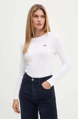 Levi's longsleeve damski kolor biały 000KL