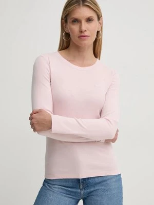 Levi's longsleeve damski kolor różowy 000KL