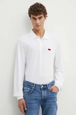 Levi's longsleeve męski kolor biały gładki A5797