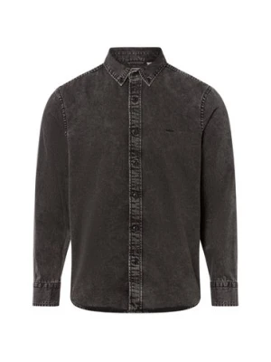 Levi's Męska koszula dżinsowa Mężczyźni Comfort Fit Bawełna szary marmurkowy,