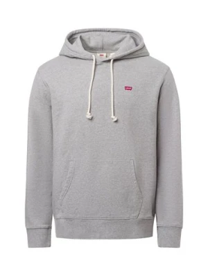 Levi's Męski sweter z kapturem Mężczyźni Bawełna szary marmurkowy,