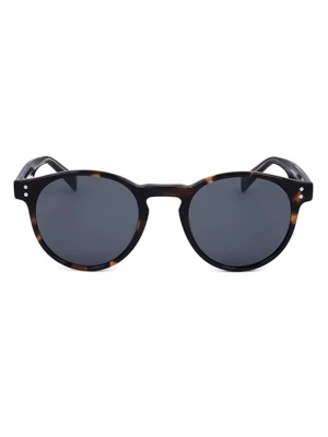 Levi's Męskie okulary przeciwsłoneczne w kolorze brązowo-granatowym rozmiar: 50
