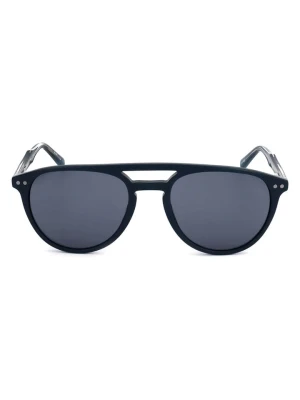 Levi's Męskie okulary przeciwsłoneczne w kolorze czarno-granatowym rozmiar: 52