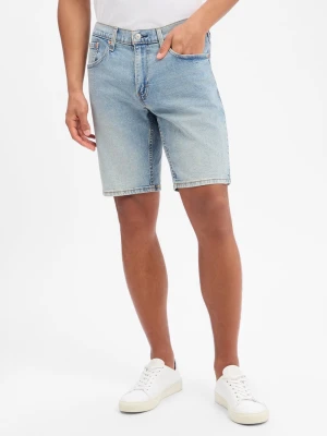 Levi's Męskie szorty jeansowe - 445 Mężczyźni Bawełna niebieski,
