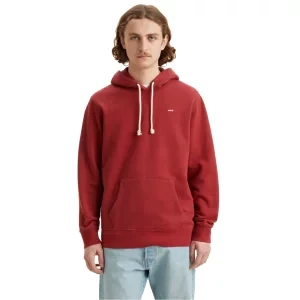 Levi's New Original Hoodie 345810021, Męskie, Czerwone, bluzy, bawełna, rozmiar: L Levis