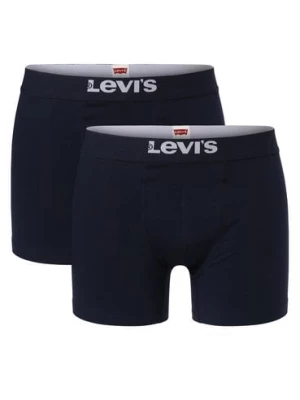 Levi's Obcisłe bokserki pakowane po 2 szt. Mężczyźni Bawełna niebieski jednolity,