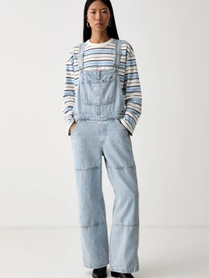 Levi's ogrodniczki jeansowe damskie UTILITY OVERALL H226 niebieski