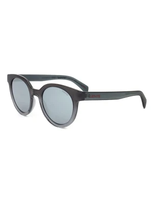 Levi's Okulary przeciwsłoneczne unisex w kolorze antracytowo-błękitnym rozmiar: 50
