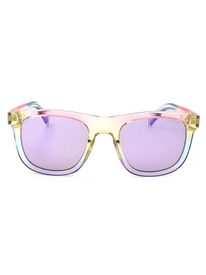 Levi's Okulary przeciwsłoneczne unisex w kolorze fioletowym ze wzorem rozmiar: 53