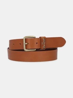Levi's pasek CALYPSO damski kolor brązowy