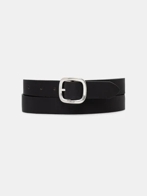 Levi's pasek damski skórzany CAMERON REVERSIBLE czarny