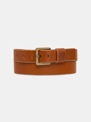 Levi's pasek męski skórzany ARLO WIDE PRONG brązowy