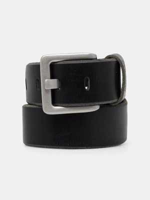 Levi's pasek męski skórzany ARLO WIDE PRONG czarny