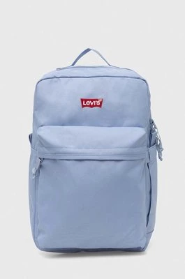 Levi's plecak damski kolor niebieski duży gładki D5501-0000