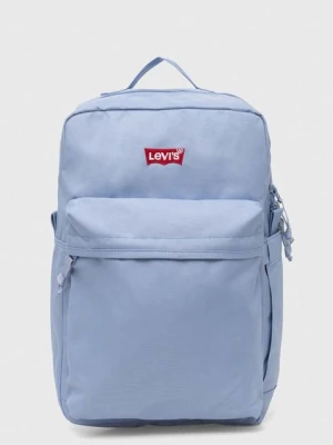 Levi's plecak damski kolor niebieski duży gładki D5501-0000