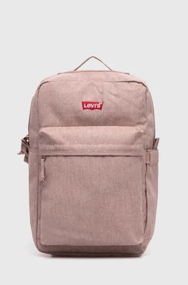 Levi's plecak damski kolor różowy duży gładki D5501-0012