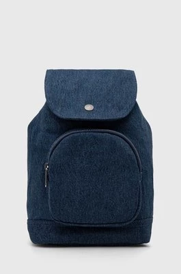 Levi's plecak jeansowy kolor niebieski mały gładki