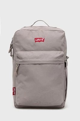 Levi's plecak kolor beżowy duży gładki
