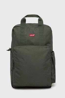 Levi's plecak kolor zielony duży gładki
