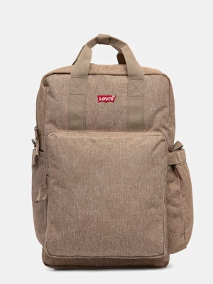 Levi's plecak kolor zielony duży gładki D7572-0019