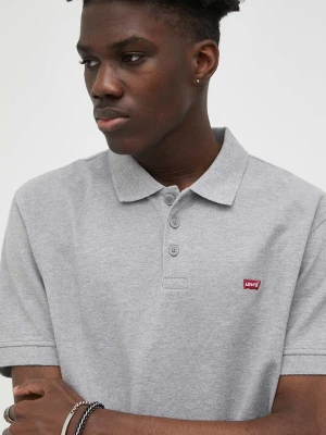 Levi's polo bawełniane LEVIS HM szary