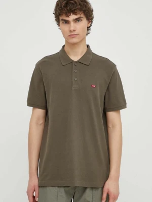 Levi's polo bawełniane zielony