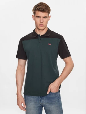 Levi's® Polo Colorblock A5800-0000 Zielony Standard Fit