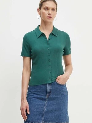 Levi's polo damski kolor zielony A9342