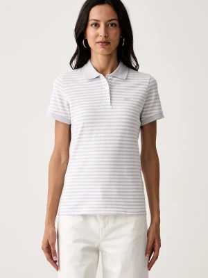 Levi's polo damskie bawełniane z elastanem LEVI'S HM fioletowy