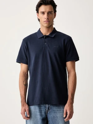 Levi's polo męskie bawełniane HM POLO COSTCO granatowy
