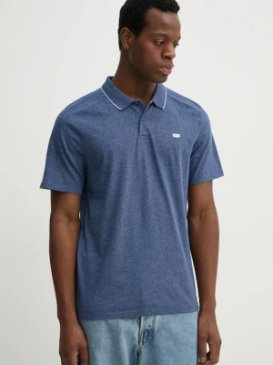 Levi's polo SHORELINE TECH POLO męski kolor niebieski melanżowy 001EK