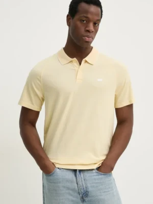 Levi's polo SHORELINE TECH POLO męski kolor żółty melanżowy 001EK