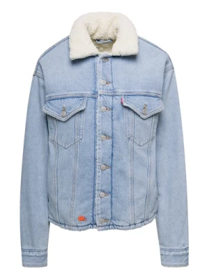 Levis Sherpa Trucker Kurtka Jeansowa ERL