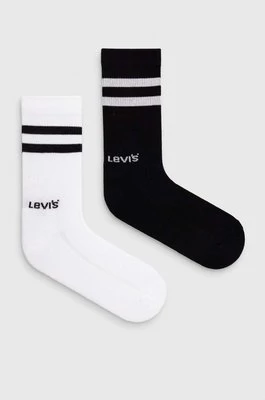 Levi's skarpetki 2-pack kolor czarny