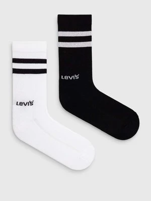 Levi's skarpetki 2-pack kolor czarny