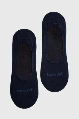 Levi's skarpetki 2-pack kolor granatowy