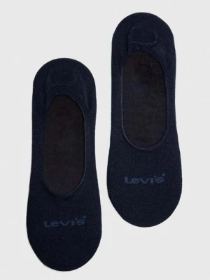 Levi's skarpetki 2-pack kolor granatowy