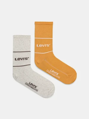 Levi's skarpetki 2-pack kolor szary 37157-1190