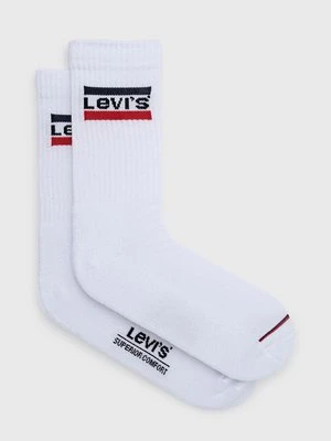 Levi's skarpetki (2-pack) męskie kolor biały 37157.0735-white