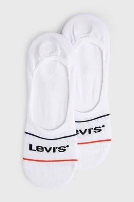Levi's skarpetki (2-pack) męskie kolor biały 37157.0771-whitebluer